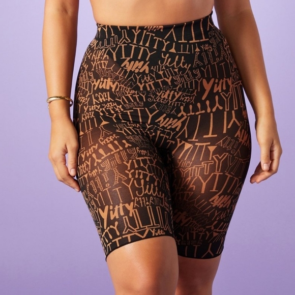 🤎YITTY BY FABLETICS BRAND NEW MESH ME SMOOTHING HIGH WAIST SHORT SIZE L - Picture 1 of 6
